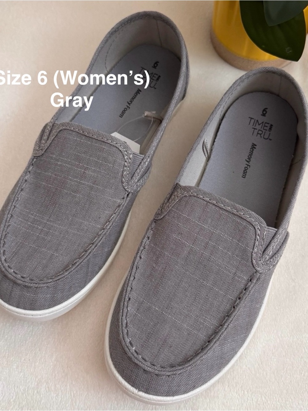 Time and Tru Women's Moc Toe Surf Sneakers, Size 6